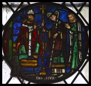 도체스터의 성 비리노를 파견하는 교황 호노리오 1세_photo by Lawrence OP_in the Dorchester Abbey.jpg
